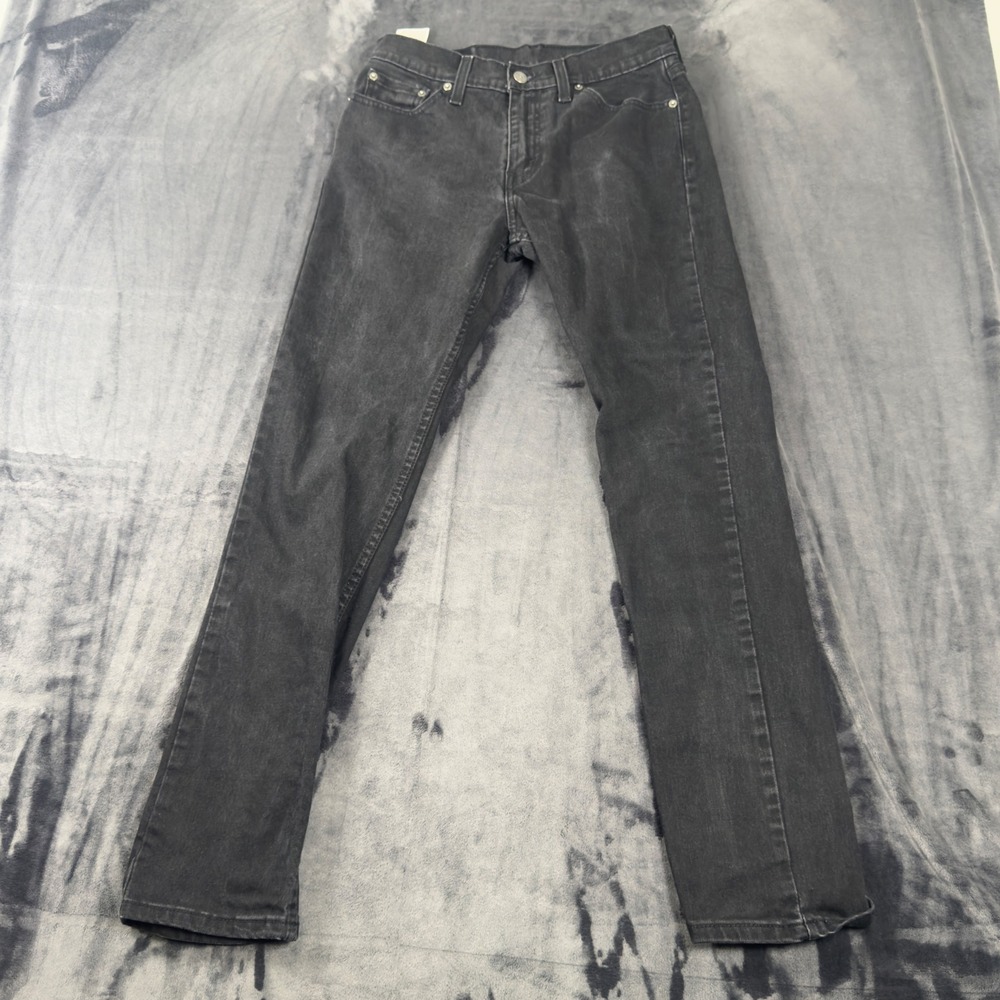 Levi's 511 Slim Fit Jeans Mens W30 L32 Gray Charcoal Denim 04511-1907